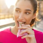 Herstellende snacks na het hardlopen